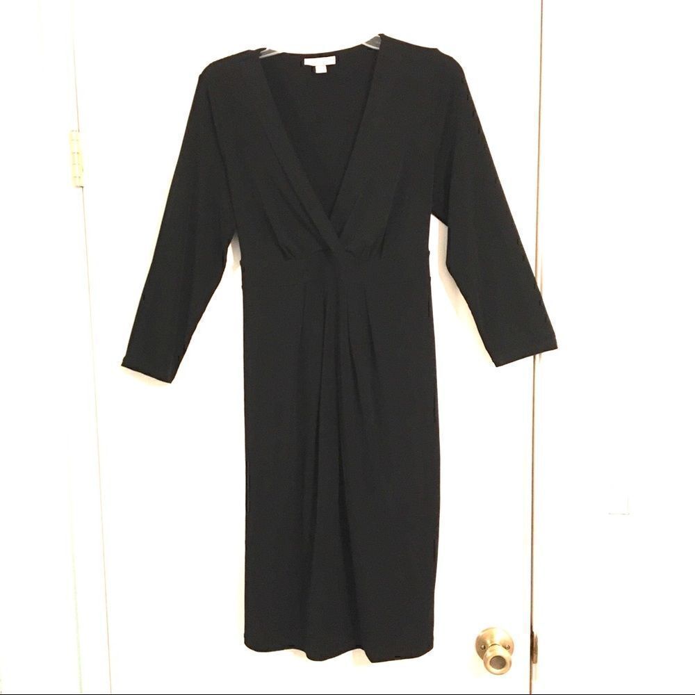 ‎Liz Lange Maternity black tie back dress M